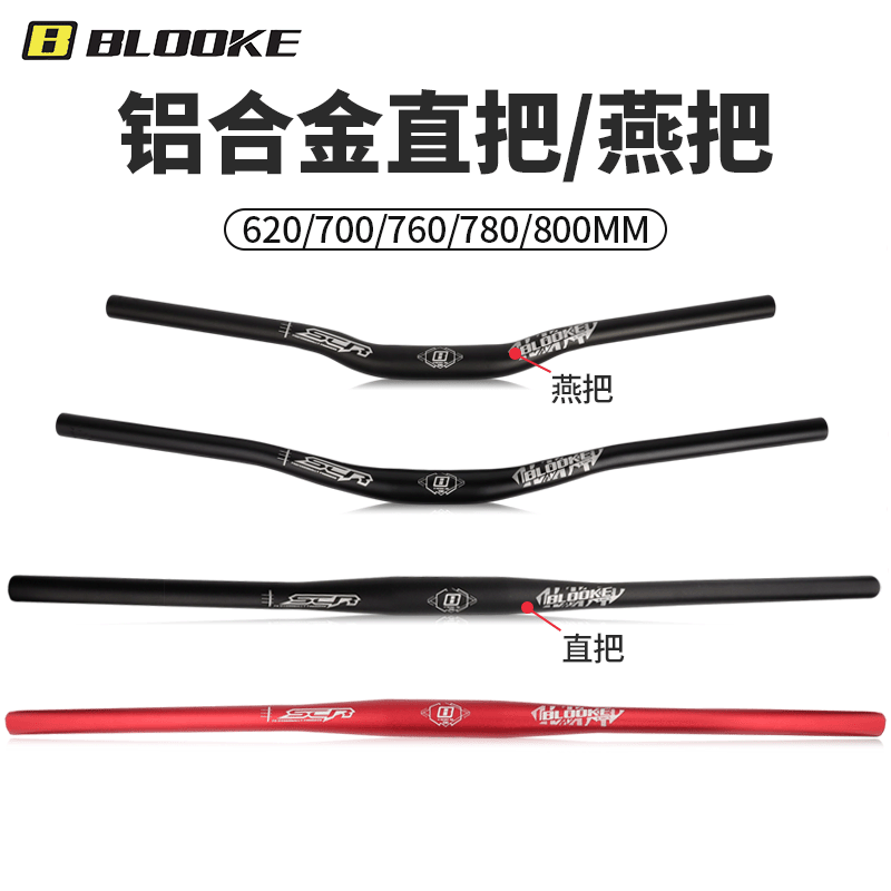 BLOOKE マウンテンバイク用ハンドルバー 31.8mm ストレートハンドルバー、アルミニウム合金製 AM ダウンヒルハンドルバー