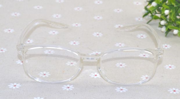 Siêu nhẹ TR90 màu trong suốt phiên bản Hàn Quốc của khung tròn đầy đủ retro với khung kính cận thị đã hoàn thành mẫu nam và nữ kính cường lực khung kính kính không gọng