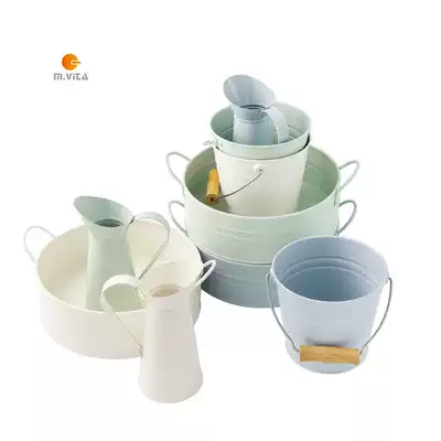 Montessori education Montessori daily life teaching aids Tin bucket Water basin water pot Montessori teaching aids High quality