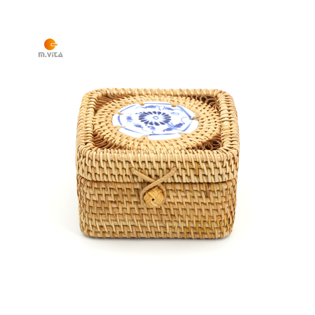 Montessori education Montessori teaching aids exquisite rattan belt buckle small basket