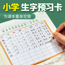 Winter Vacation Thickened Elementary School Students Language Letto Study Card Stroke Training Word Blank Card Bifacial Small Card