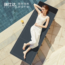 Swiss Da Folding Bed Office Early Afternoon Nap Outdoor Portable Single Sturdy Durable Steel Frame Escort Bed