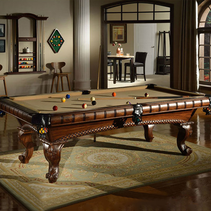 Hiboy Billiard Table Standard Type Home Indoor Commercial Ball Hall Chinese Style Black Eight Fancy Nine Ball Billiard Table