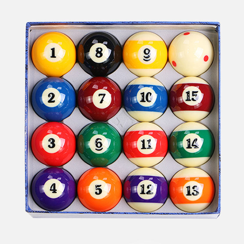 Billiards sub Chinese black 8 snooker American 16 color crystal ball large fancy ball billiard supplies accessories mother ball