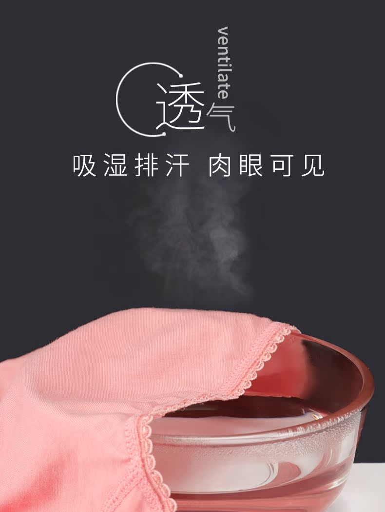 Cotton văn hóa nữ đồ lót cotton 100% cotton kháng khuẩn trắng ren cô gái sinh viên dễ thương quần short eo thấp - Giống cái quần chip nam