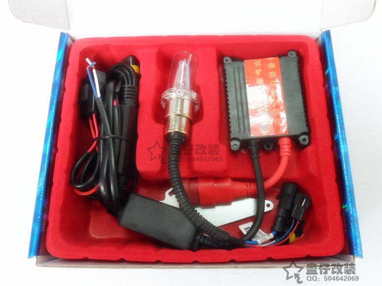 Phụ kiện xe máy Xenon chuyển đổi đèn HID Xenon siêu mỏng 8000K 12V độ sáng cao và độ bền đặt ưu đãi đặc biệt 	bóng đèn pha xe máy
