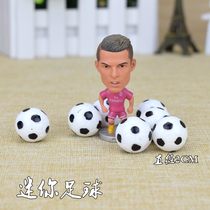 Mini Small Football Trim Supplies Black & White Nuggets Mini Handmade Doll Assorted Football