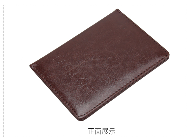 Cao cấp đa chức năng gói tài liệu hộ chiếu người giữ vé người giữ hộ chiếu du lịch PU đoạn ngắn ở nước ngoài vỏ hộ chiếu tùy chỉnh ví đựng thẻ cho nam