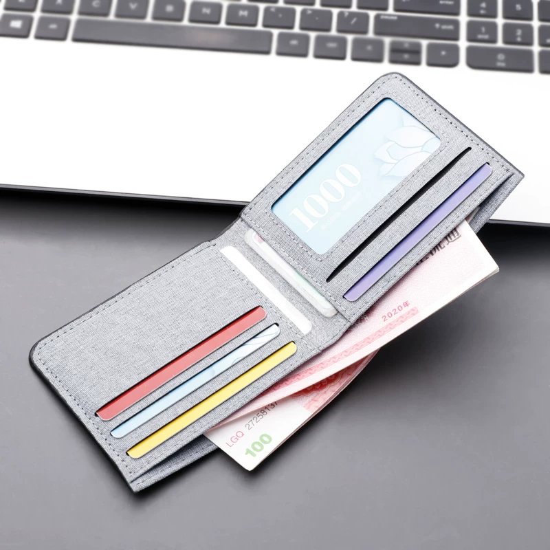 Мужской кошелек из кожи с ultrathin минималистичным дизайном, для студентов, для водительского удостоверения, простой и элегантный дизайн