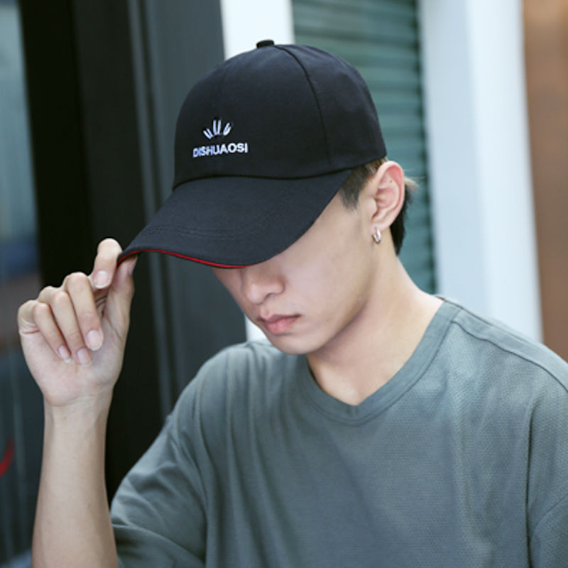 Hat men autumn and winter duck tongue hat extended sunhat casual outdoor men's and women's baseball cap Korean version of the sun hat