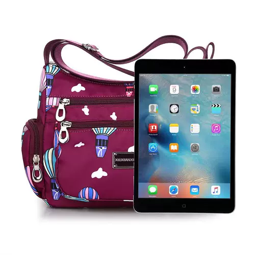 Нейлоновая сумка через плечо, шоппер, сумка на одно плечо, вместительный и большой рюкзак, для среднего возраста