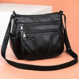 Вместительная и большая сумка на одно плечо, сумка через плечо, 2019, из натуральной кожи