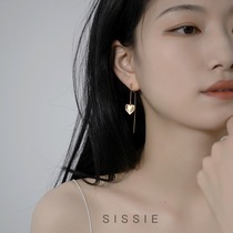 Focus Without Pain Ear Clip ~ Flow Sume Line Mosquito Coil Pan Without Earhole Woman Temperament Superior Earrings Earrings Long Ear Chain