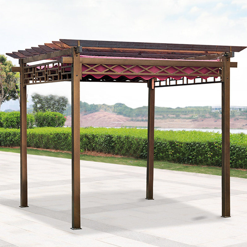 Grape rack outdoor gazebo villa courtyard garden pavilion outdoor terrace open-air balcony roof pergola