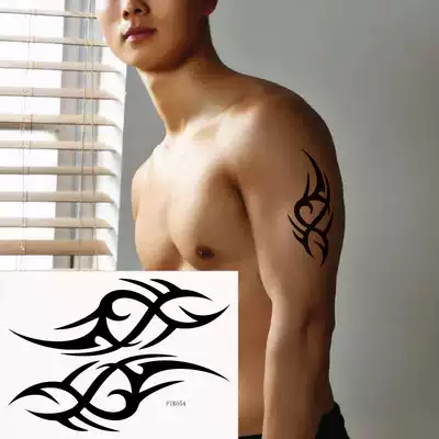 Arm flower arm sexy tattoo painted shark totem can split arm wrist tattoo sticker waterproof durable P054