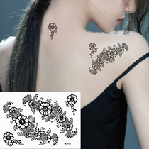 Small frescoed sexy Indian wind wrist arm chest 7 petals flower anchoe flower Van patterned body patch waterproof lasting K100