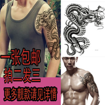 Overbearing human body half A arm Arm Coat Chest Large Dragon Over Shoulder Dragon Tattoo Patch Waterproof Persistent CX047 Buy 2 Sending 1