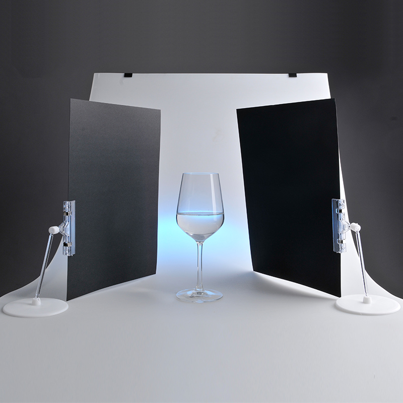 Photography Black Cardboard Tonic Light Suction Light Shading Fixed Reflective Cardboard Plastic Base With Backglue Cardboard Clip Photoshoot Props Photo Static Clips Text Play Shooting Swing Piece