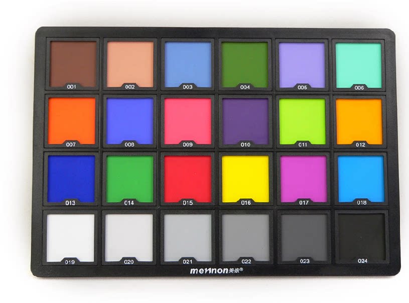 Minnon 24 color color test card color card color correction photography palette color card color card correction card