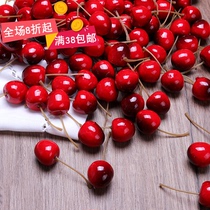 High Emulation Foam Cherry Model Shadow Building Naughty Photography Props Shop Window Display Props Nursery Cognition Toy