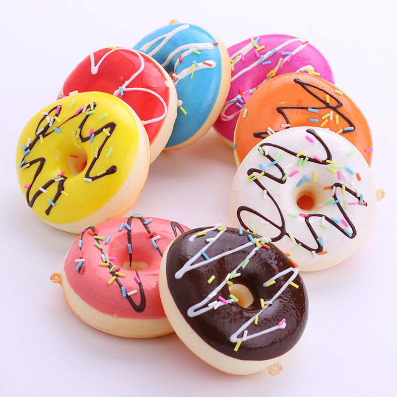 Simulation Doughnut Model Wedding Birthday Party Swing Table Children Early Teaching Photography Shop Window Props