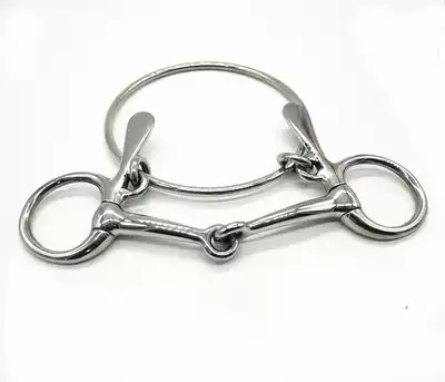 Harness, saddle, speed, horse mouth, large circle, horse chew accessories, Equestrian supplies, large horse racing professional horse rank iron