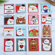 Cute Cartoon Christmas Greetings Cards With Envelopes Childrens Festival Wishes Message South Korea Creative Three-dimensional Folding Little Cards