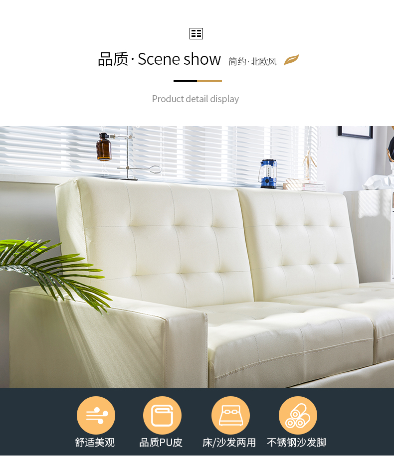 Một trăm triệu sofa sofa da sofa phòng khách hiện đại nhỏ gọn kết hợp đa chức năng của ba sofa căn hộ nhỏ - Ghế sô pha sô pha