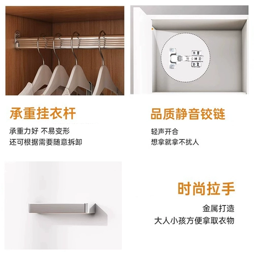 Аренда шкафа с раздвижной дверью, одинарный шкаф для спальни, бытовой однодверный шкаф, простой прикроватный маленький узкий шкаф