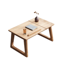 Floating window table solid wood household foldable short tatami tea table for a few days tatami tea table