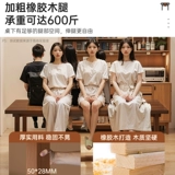 Библиотечный стол, стол для чтения, большой длинный стол для дома, гостиной, двойной стол для самообучения, студенческий стол для чтения, учебный стол