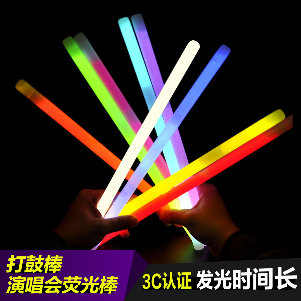 Concert fluorescent stick large luminous stick flash drum stick Festival refueling tactical camping celebration party bar