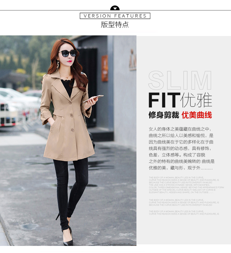 Trench pour femme en Polyester en Polyester - Ref 3226817 Image 9