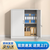 Double-door low cabinet accounting and financial voucher cabinet iron sheet storage information filing cabinet document information contract special cabinet