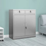 304 Шкаф для хранения шкафа из нержавеющей стали Низкий шкаф на открытый офис.