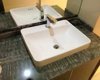 Semi-embedded washbasin basin Basin