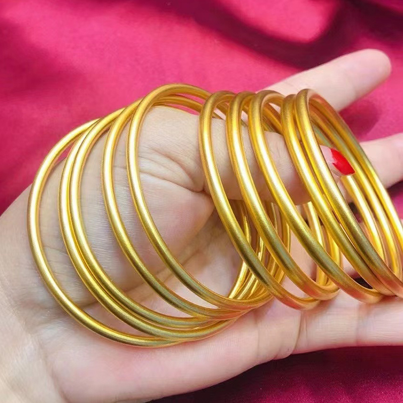 In-Stock Selection from Shuibei Showroom: Traditional Gold Heritage Bracelet, Pure Gold 999, Solid Gold Bracelet