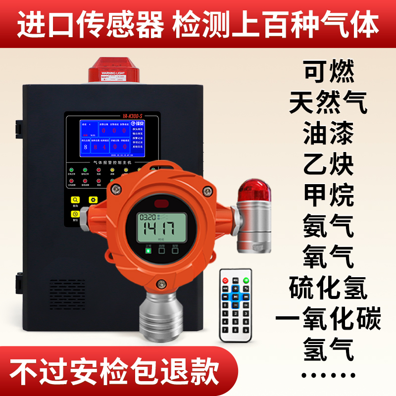 Industrial Combustible Gas Detection Alarm Toxic Concentration Ammonia Gas Paint Hydrogen Explosion Proof Methane Detector-Taobao
