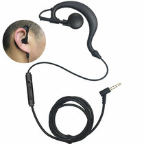 Single headset single-sided wire hanging ear sports driver driving wired mobile phone earplugs with wheat left and right