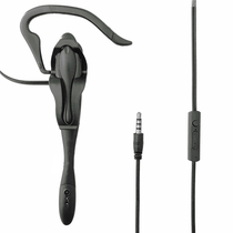 Unilateral headset voice with wire control ear earplugs with microphone wired Sports customer service call left and right