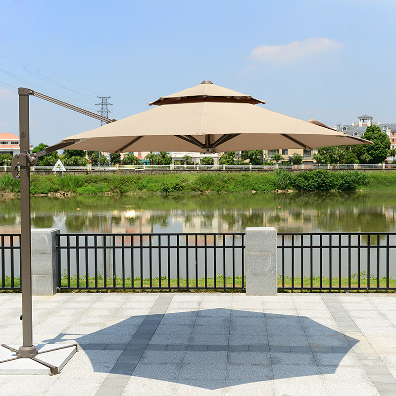 Outdoor Beach Umbrella Security Large Beach Umbrella Terrace Garden Balcony Umbrella Pendulum stall Rome umbrella outdoor umbrella Courtyard Umbrella