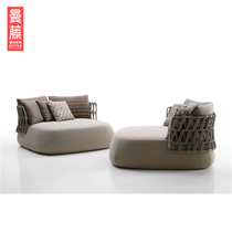 Nordic Outdoor Sofa Composition Living Room Patio-Style Board Room Creative Vines Sofa Open Air Balcony Art Sofa Chair