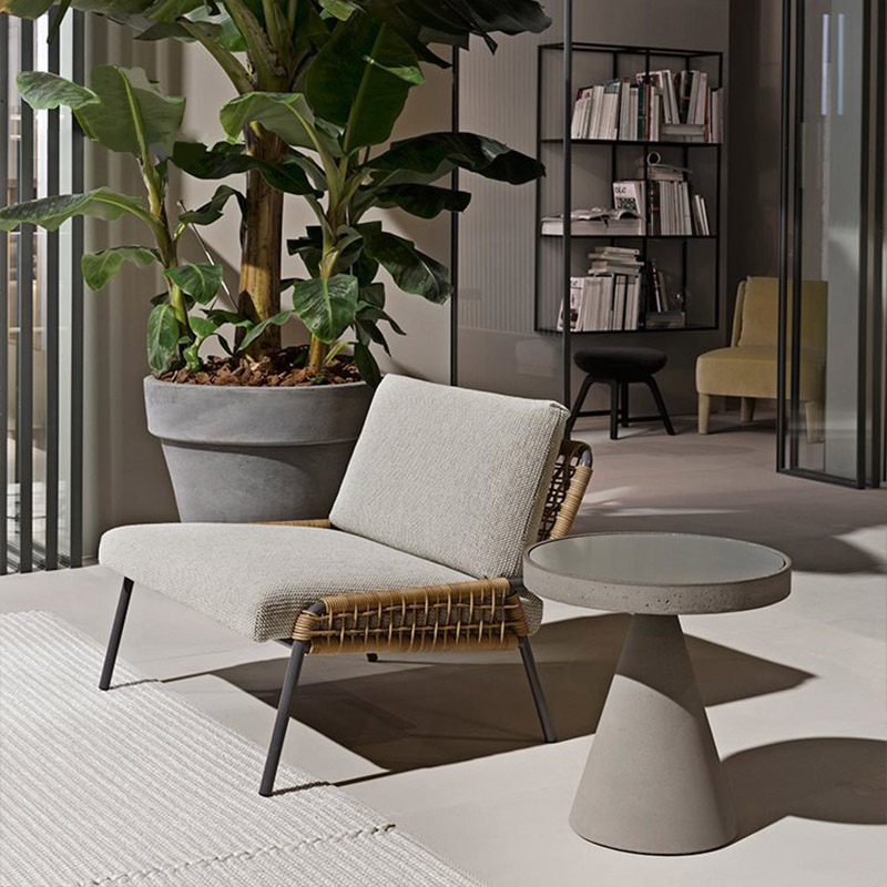 Balcony Sofa Chair Nordic Sloth People Casual Living-room Single Sofa Vines Chair Decent Board Room Swing Sample Design Vines Sofa