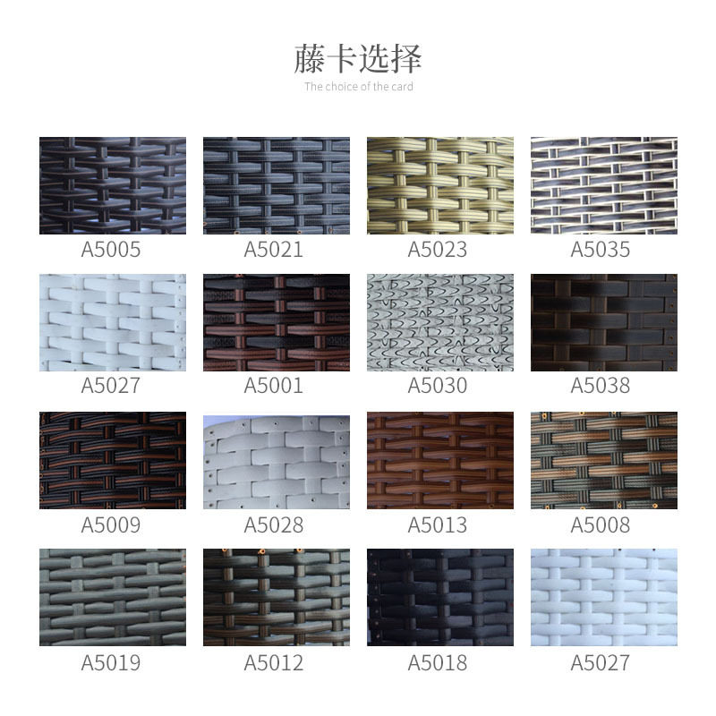 The Vine outdoor furniture and table and chairs sofa choreograpes colour cards