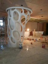 GRG hollow shape GRG columns GRG bar GRG ceiling GRG shape GRG wall GRG stairs