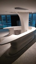 GRG reception desk GRG barrage GRG pillars GRG bar GRG ceiling GRG shape GRG wall