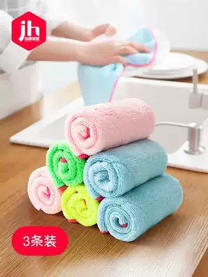 Japanese magic rag dishcloth dishwashing cloth absorbent without hair thickening, non-stick oil kitchen scrub towel