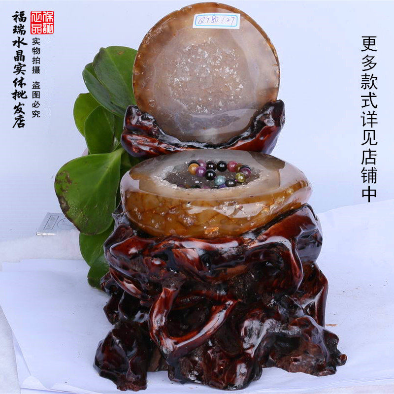 Furui Crystal Poly Basin Manau Poly Basin Purple Water Crystal Cave Crystal Original Stone Pendulum home Ornament Living Room