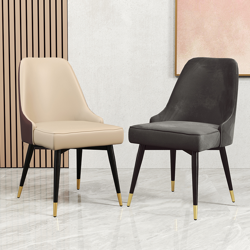 Table chairs Home Small family Type modern minimalist dining chair Nordic light lavish book table and chairs Bedroom backrest comb Makeup Chair
