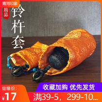 Bell pestle cover Buddhist supplies Concealed Fabric Handsewn diamond pestle Pestle Bell Pestle Pestle Cover Golden Size